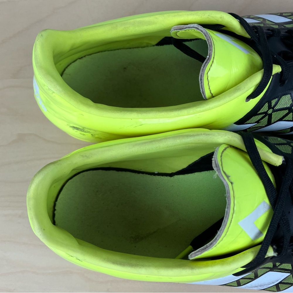 Adidas Men’s Size 8.5 Ace 15.3 FG Volt & Black Athletic Soccer Cleats 2015 - Picture 12 of 13